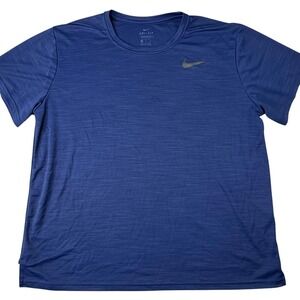 Nike Mens Dri-Fit T Shirt‎ Size XL Blue Short Sleeve Training Shirt DB4229 492